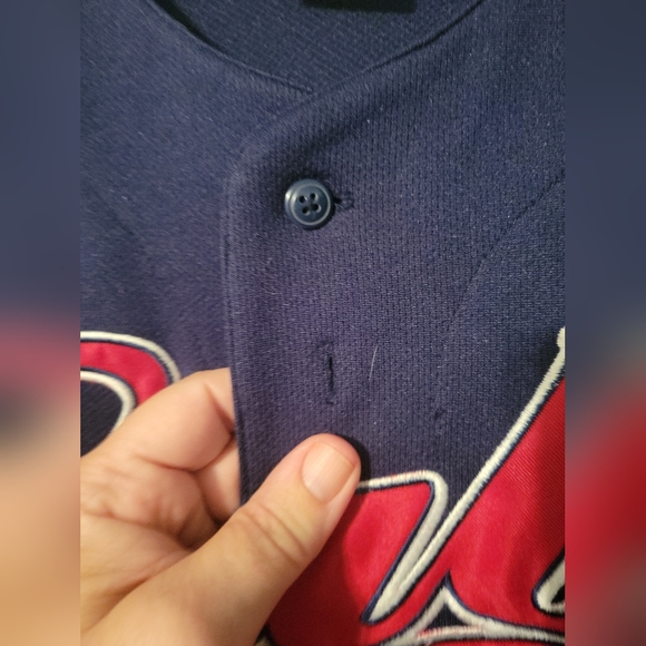 Mens MLB Chicago Cubs Mark Prior Jersey. XL. Navy red white. - Picture 3 of 8